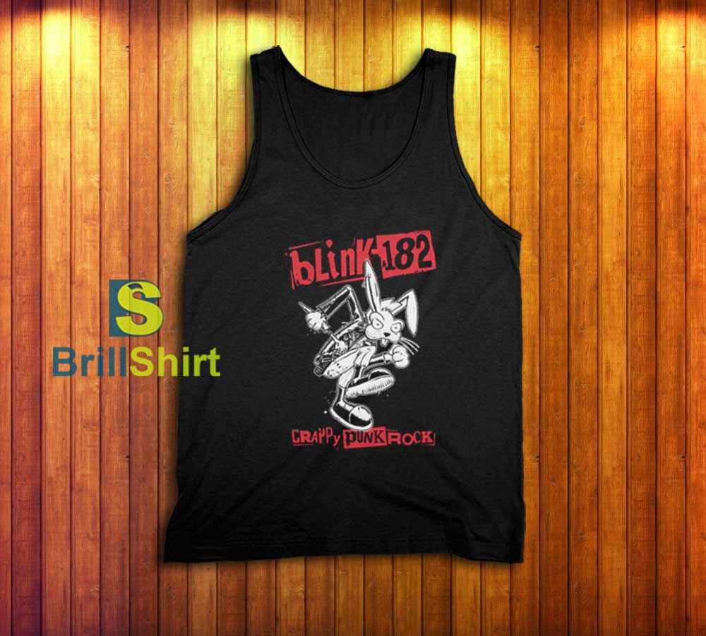 Blink-182 Punk Bunny Tank Top Blink-182 Punk Bunny Tank Top