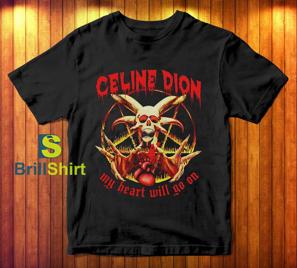Celine Dion My Heart Metal T-Shirt Celine Dion My Heart Metal T-Shirt