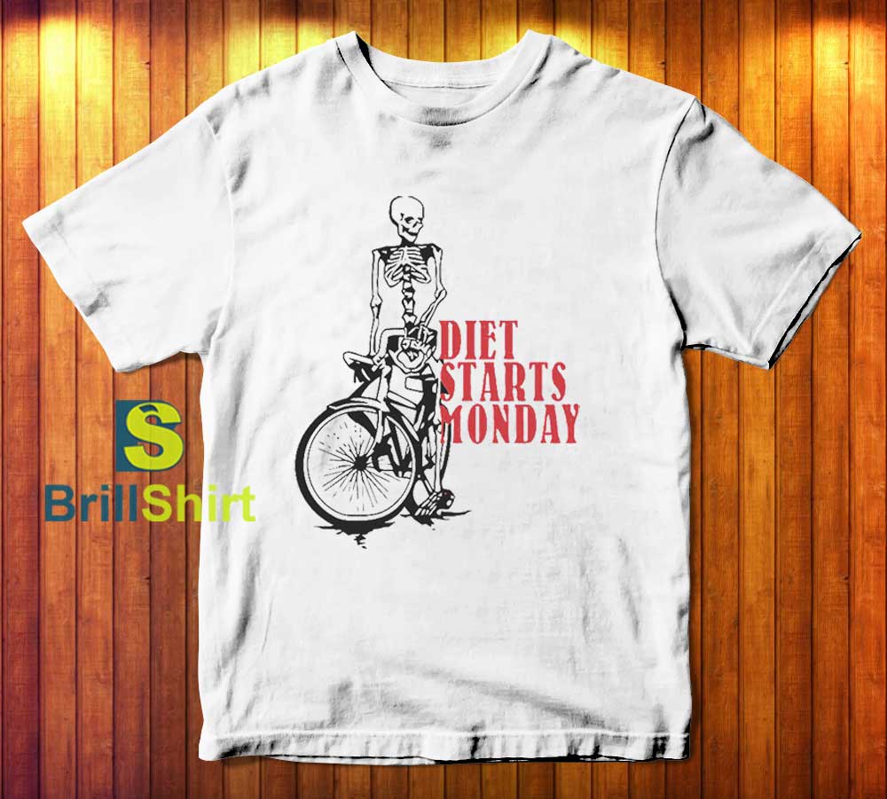 Diet Starts Monday Bicycle T-Shirt Diet Starts Monday Bicycle T-Shirt