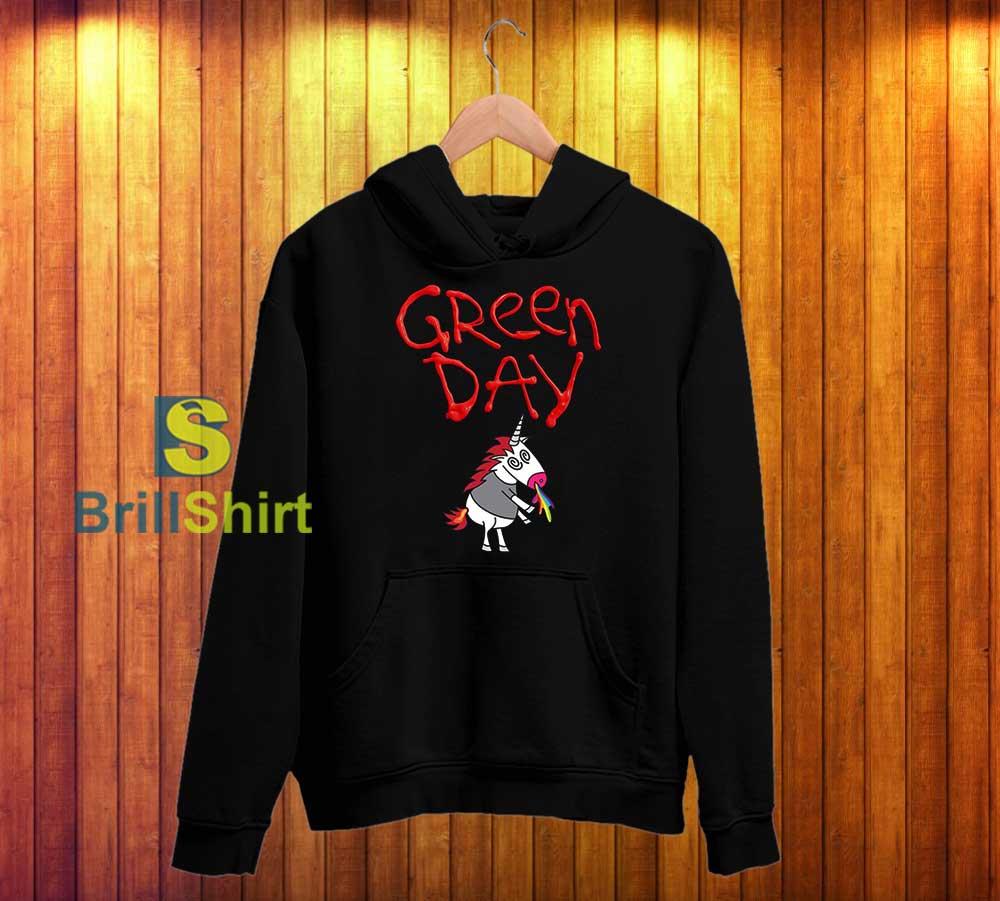 Green Day Unicorn Hoodie Green Day Unicorn Hoodie