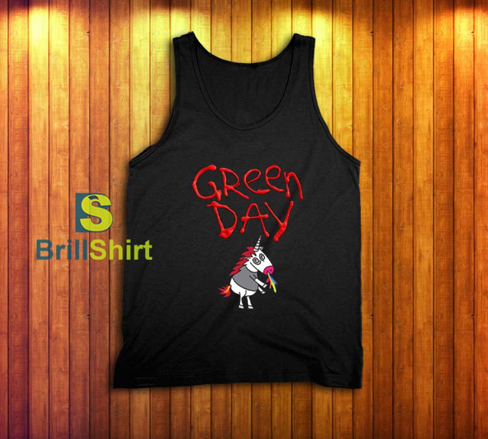 Green Day Unicorn Tank Top Green Day Unicorn Tank Top