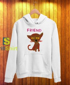 David Shrigley Cat Friend Hoodie