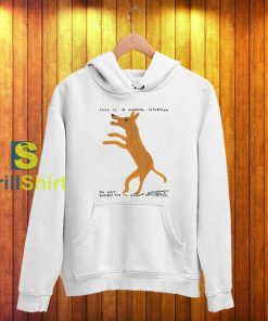 David Shrigley Don't Expect Me Hoodie