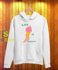 David Shrigley Life Ice Fantastic Hoodie
