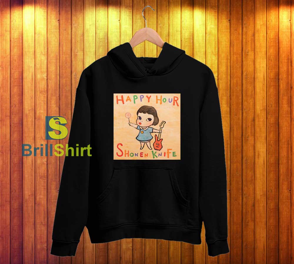 Yoshitomo Nara Happy Hour Shonen Knife Hoodie Yoshitomo Nara Happy Hour Shonen Knife Hoodie