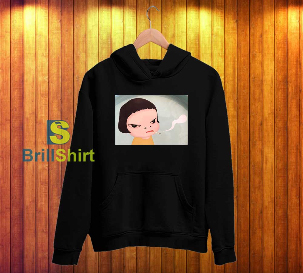 Yoshitomo Nara Smoke Girl Hoodie Yoshitomo Nara Smoke Girl Hoodie