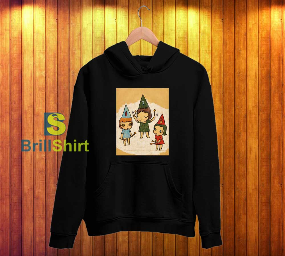Yoshitomo Nara Three Little Girl Hoodie Yoshitomo Nara Three Little Girl Hoodie
