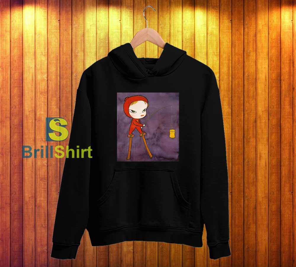 Yoshitomo Nara Walk Alone Expressionless Hoodie Yoshitomo Nara Walk Alone Expressionless Hoodie