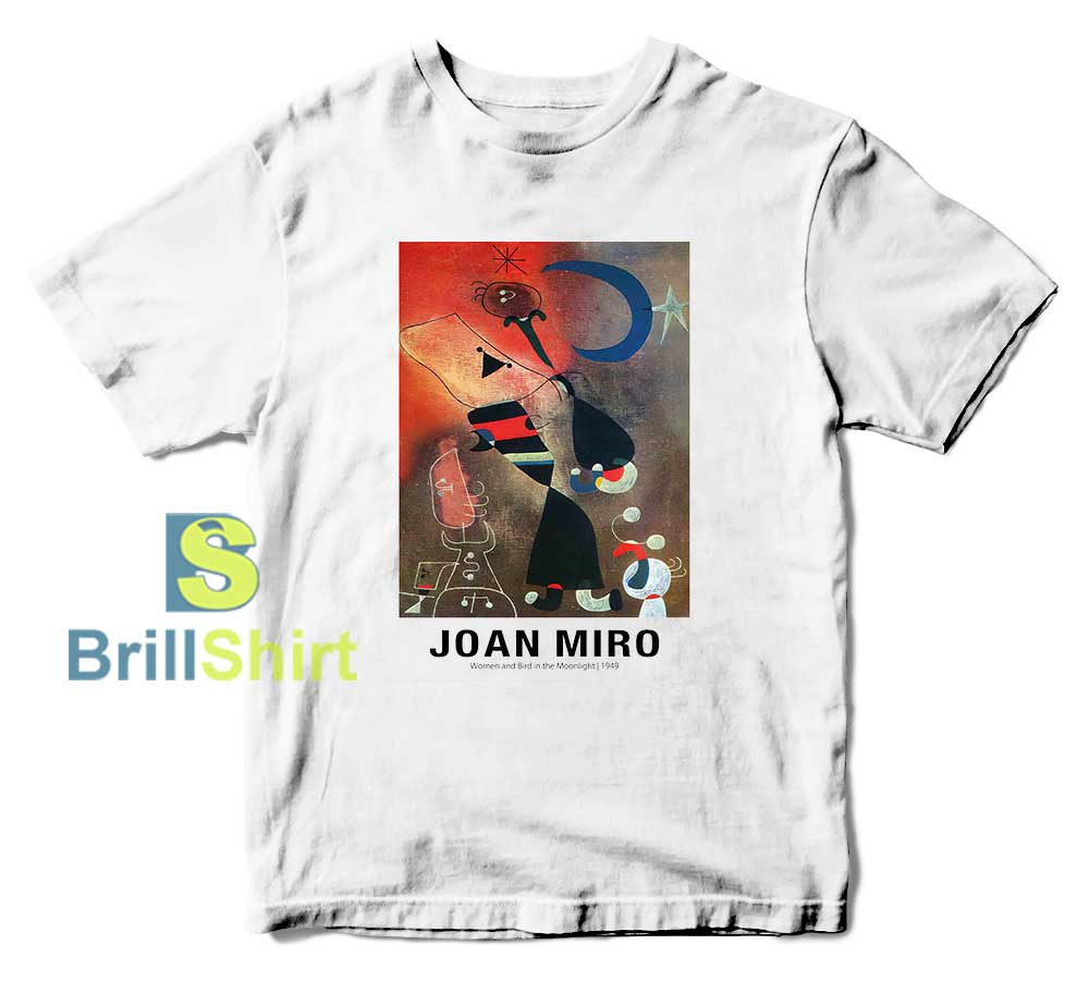 Joan Miro Women and Bird 1949 T-Shirt Joan Miro Women and Bird 1949 T-Shirt