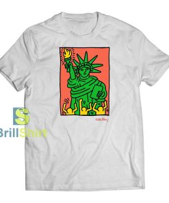 Keith-Haring-Statue-of-Liberty