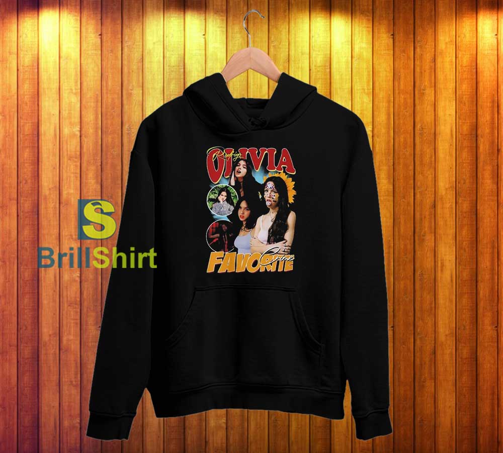 Olivia Rodrigo Favorite Crime Collage Hoodie Olivia Rodrigo Favorite Crime Collage Hoodie
