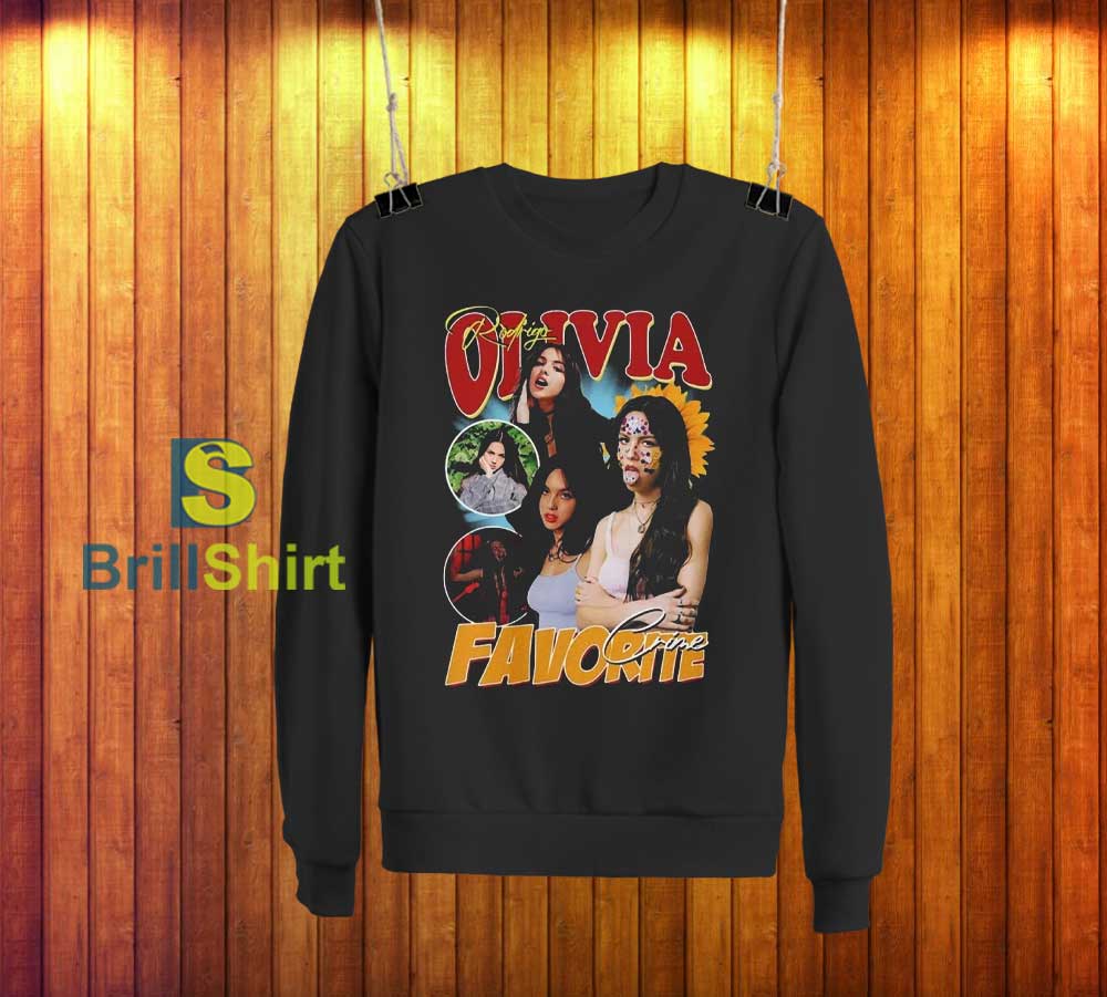Olivia Rodrigo Favorite Crime Collage Sweatshirt Olivia Rodrigo Favorite Crime Collage Sweatshirt