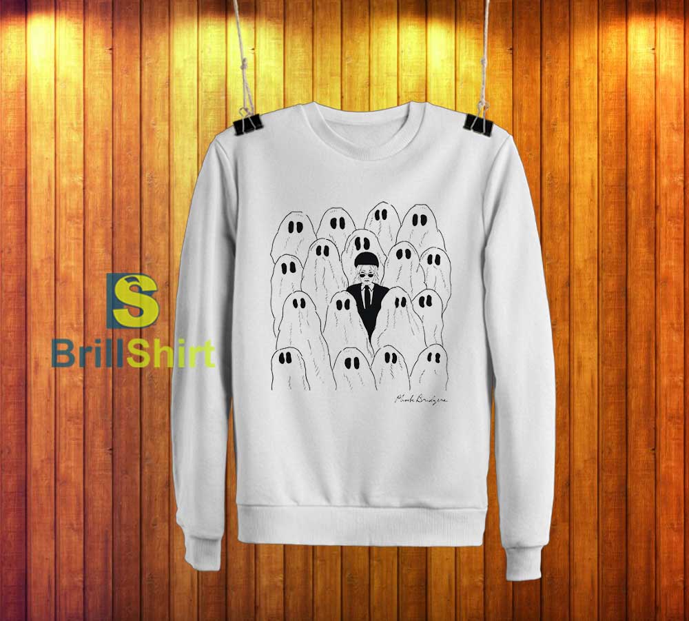Phoebe Bridgers White Ghost Sweatshirt Phoebe Bridgers White Ghost Sweatshirt