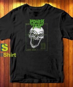 Power Trip Vampire Skull T-Shirt