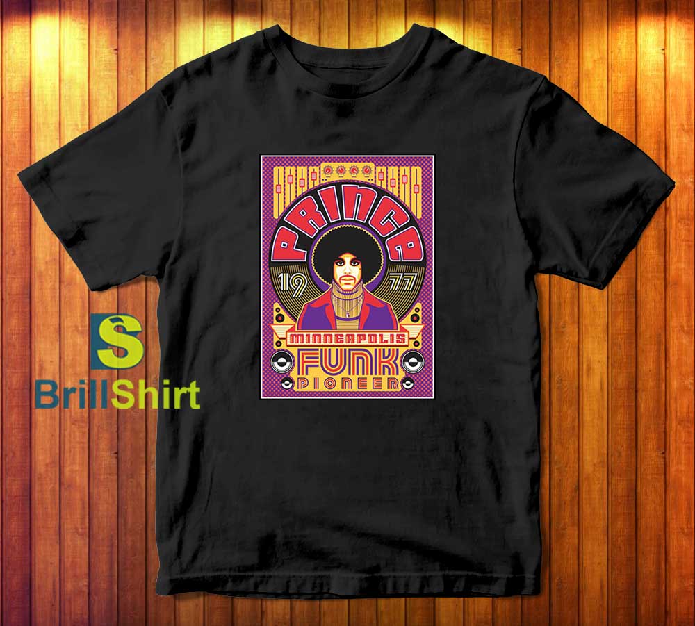Prince Minneapolis Funk Pioneer T-Shirt Prince Minneapolis Funk Pioneer T-Shirt