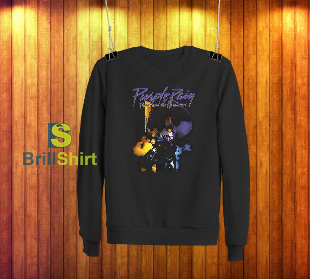 Prince Purple Rain Sweatshirt Prince Purple Rain Sweatshirt