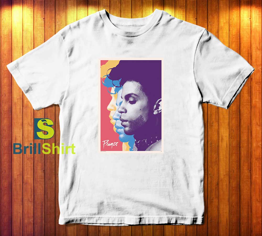 Prince Rainbow Portrait T-Shirt Prince Rainbow Portrait T-Shirt
