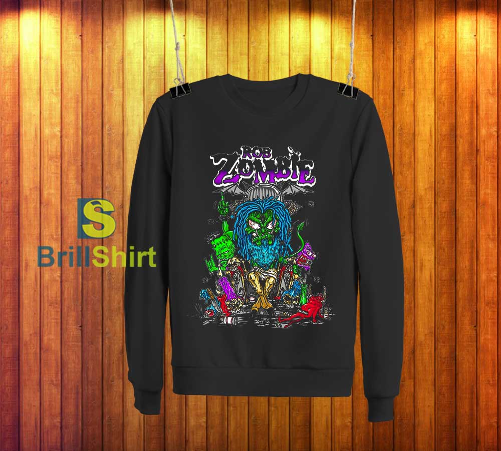 Rob Zombie King Bat Sweatshirt Rob Zombie King Bat Sweatshirt