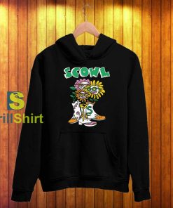 Scowl Boots Flower Hoodie