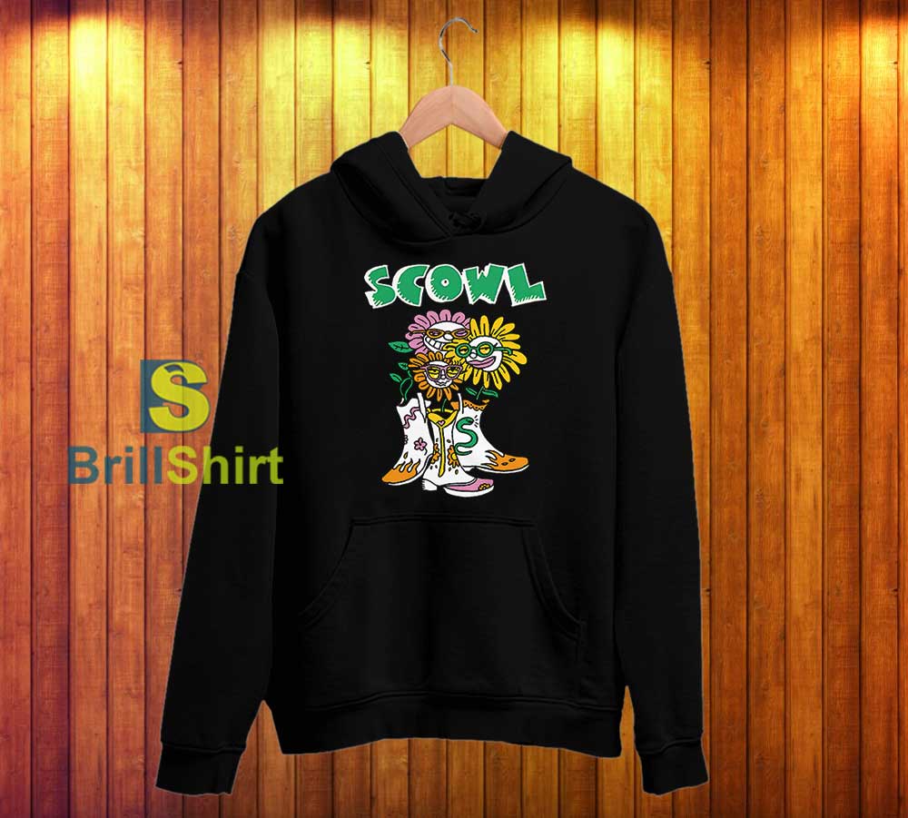 Scowl-Boots-Flower-Hoodie