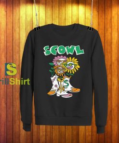 Scowl Boots Flower Sweatshirt