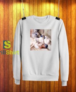Guillermo Lorca Garcia Girl and Geese Sweatshirt