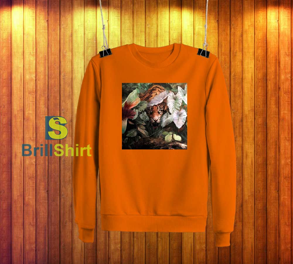 Guillermo Lorca Garcia Tiger in Forest Sweatshirt Guillermo Lorca Garcia Tiger in Forest Sweatshirt