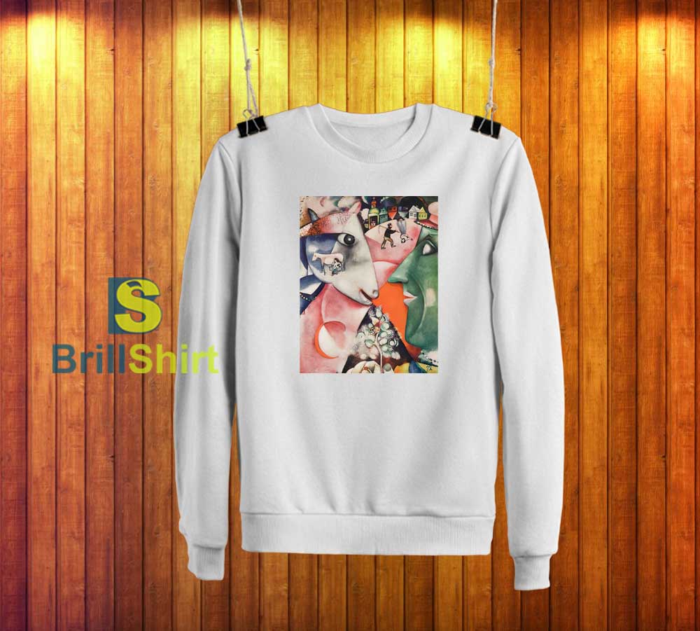 Marc Chagall Face to Face Sweatshirt Marc Chagall Face to Face Sweatshirt