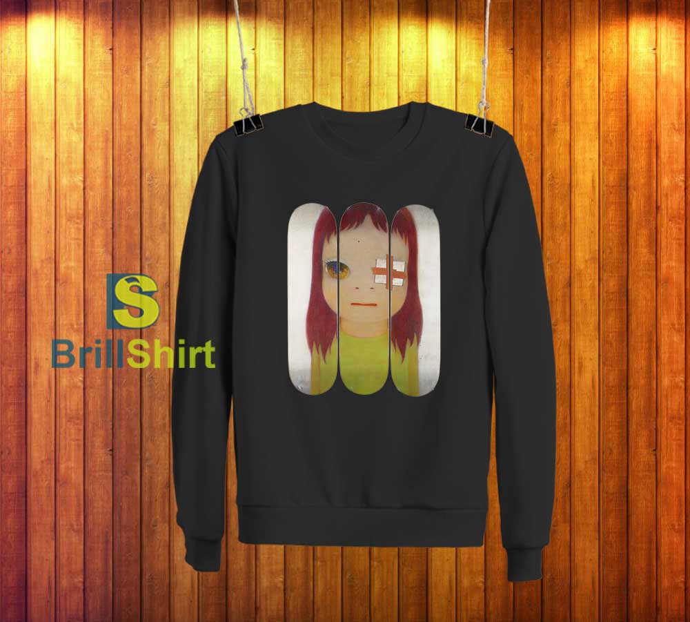Yoshitomo Nara Eye Patch Sweatshirt Yoshitomo Nara Eye Patch Sweatshirt