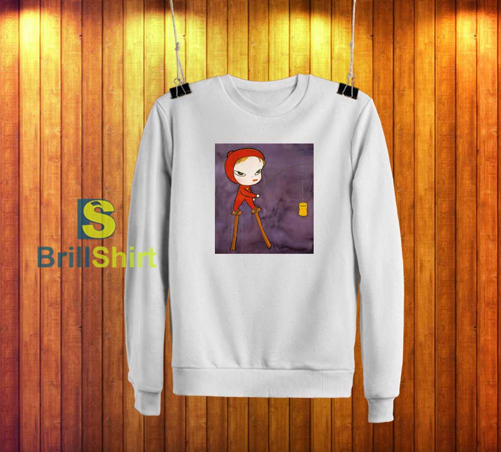 Yoshitomo Nara Walk Alone Sweatshirt Yoshitomo Nara Walk Alone Sweatshirt