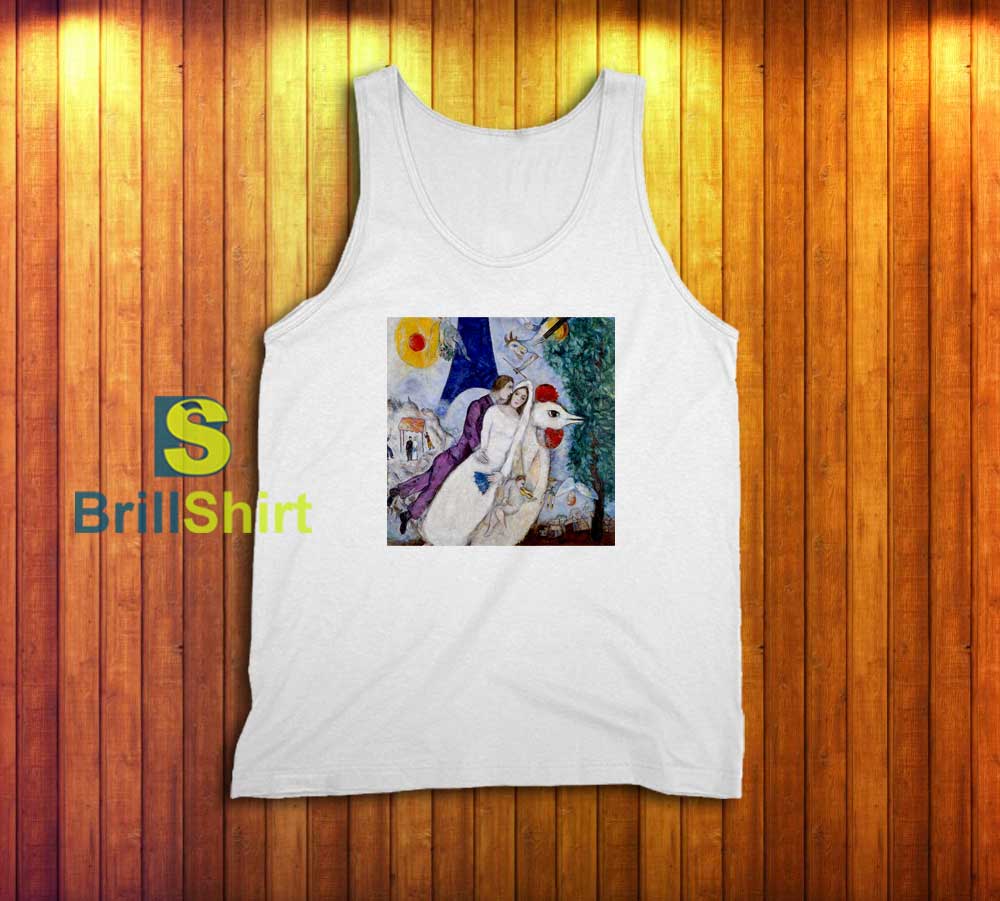 Marc Chagall Bridal Pair with Tower Tank Top Marc Chagall Bridal Pair with Tower Tank Top
