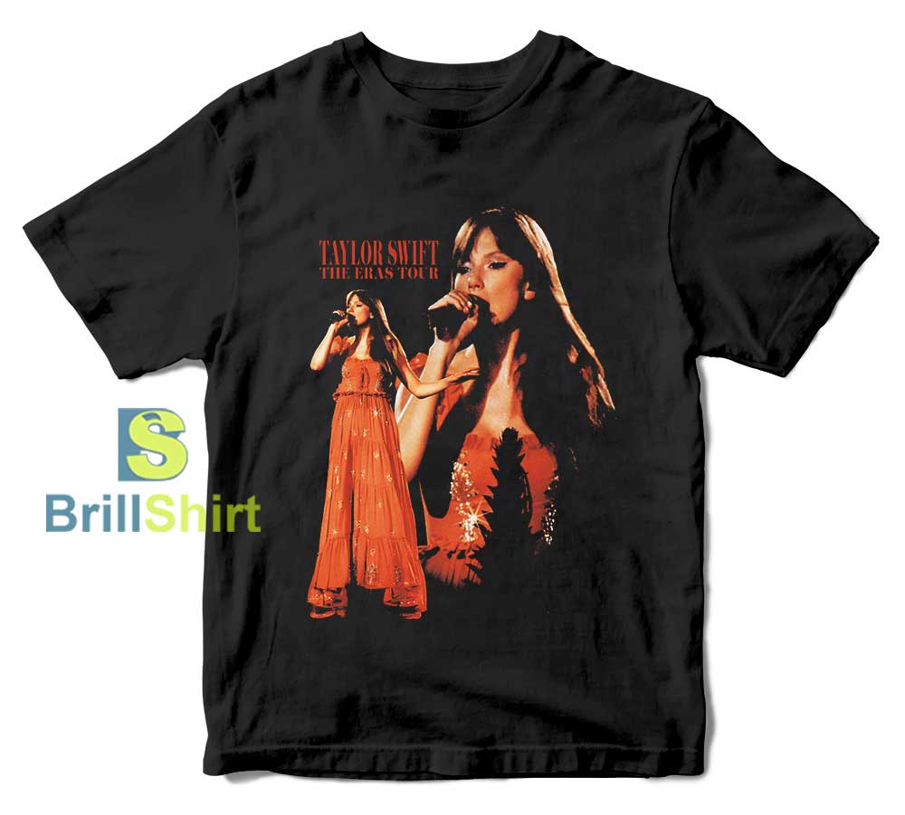 Taylor-Swift-The-Eras-Tour-Photo-Black-T-Shirt