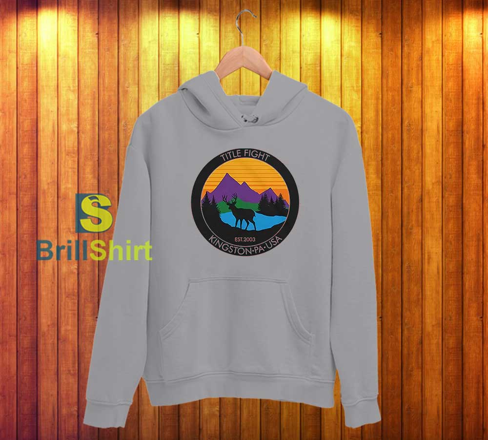 Title Fight Deer Hoodie Title Fight Deer Hoodie