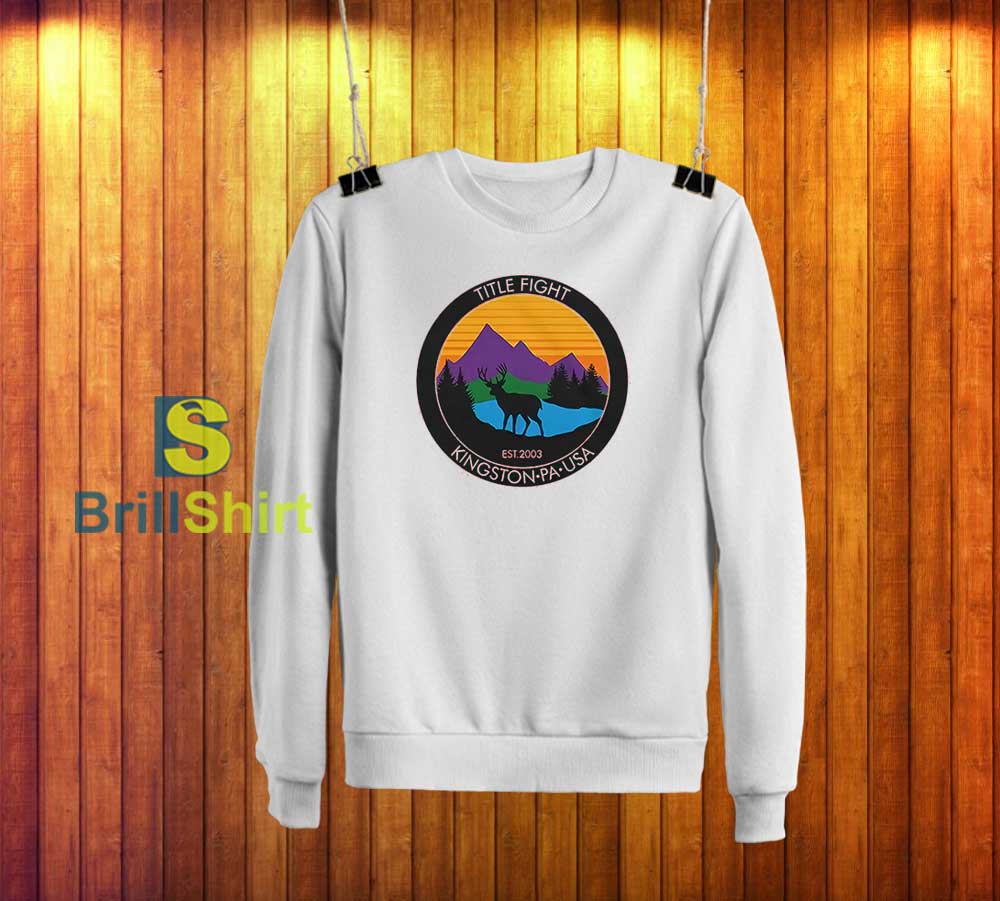 Title Fight Deer Sweatshirt Title Fight Deer Sweatshirt