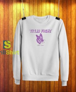 Title Fight Floral Green Butterfly Sweatshirt