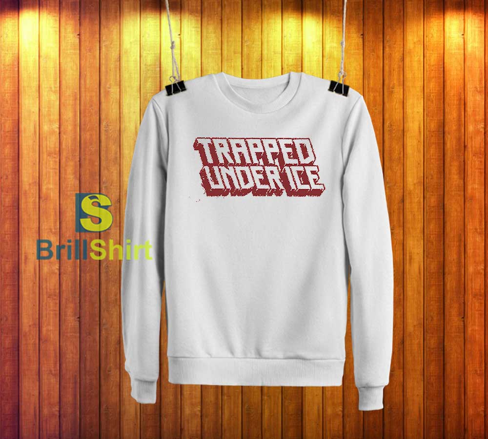 Trapped Under Ice Maroon Logo Sweatshirt Trapped Under Ice Maroon Logo Sweatshirt