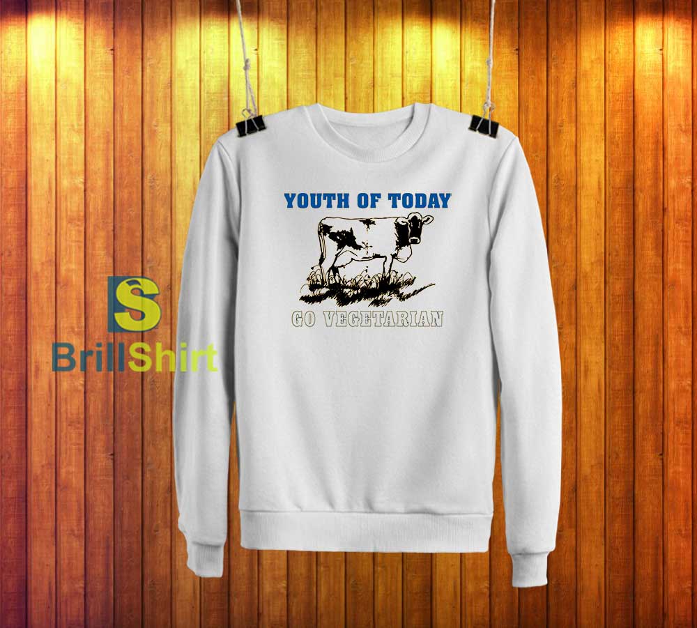 Youth of Today Go Vegetarian Sweatshirt Youth of Today Go Vegetarian Sweatshirt