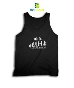 ACDC Evolution Of Rock Black Tank Top