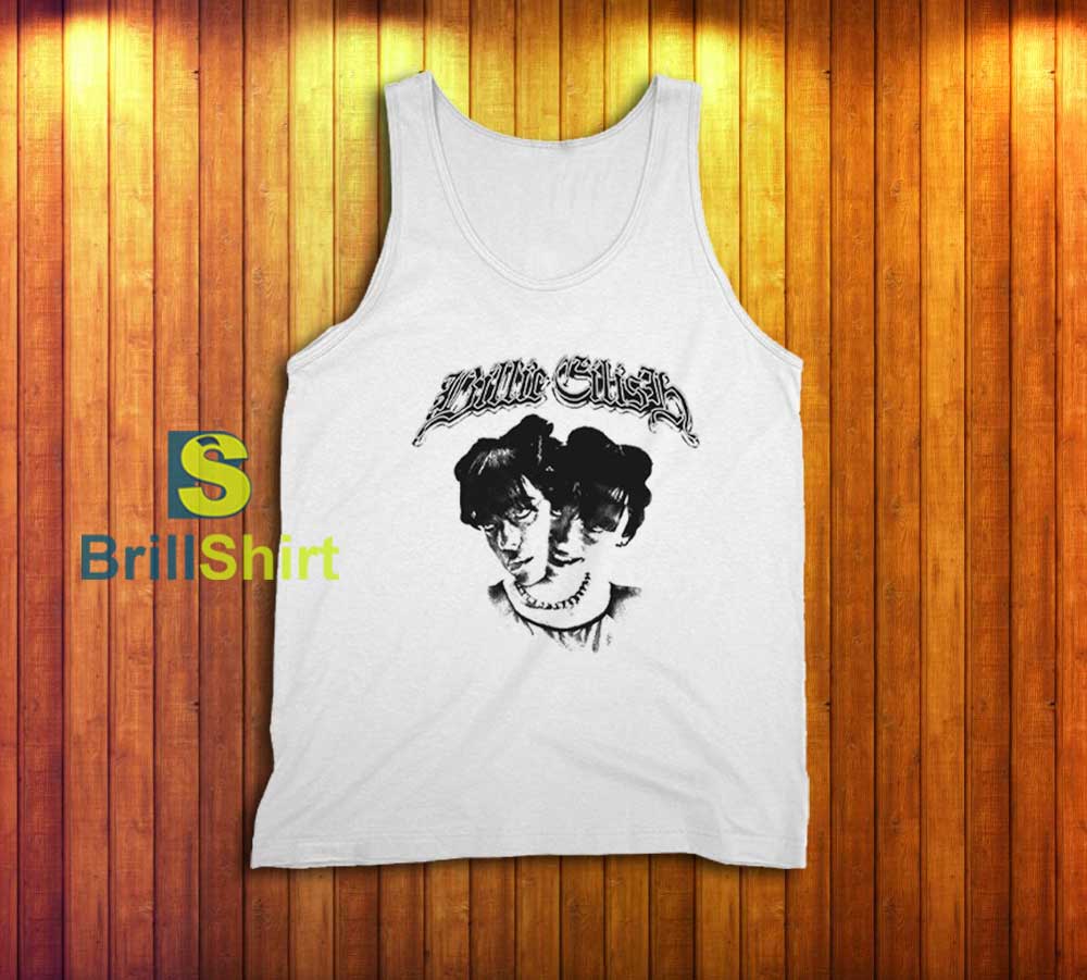 Billie Eilish Double Face Tank Top Billie Eilish Double Face Tank Top