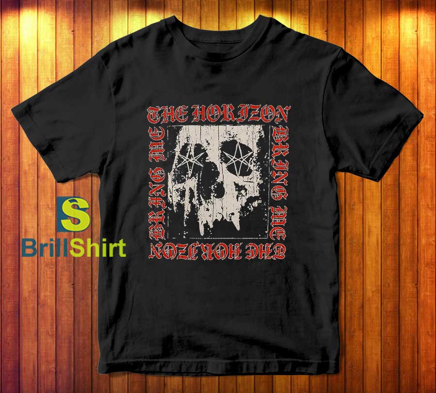 Bring Me The Horizon Metal Logo Skull T-Shirt Bring Me The Horizon Metal Logo Skull T-Shirt