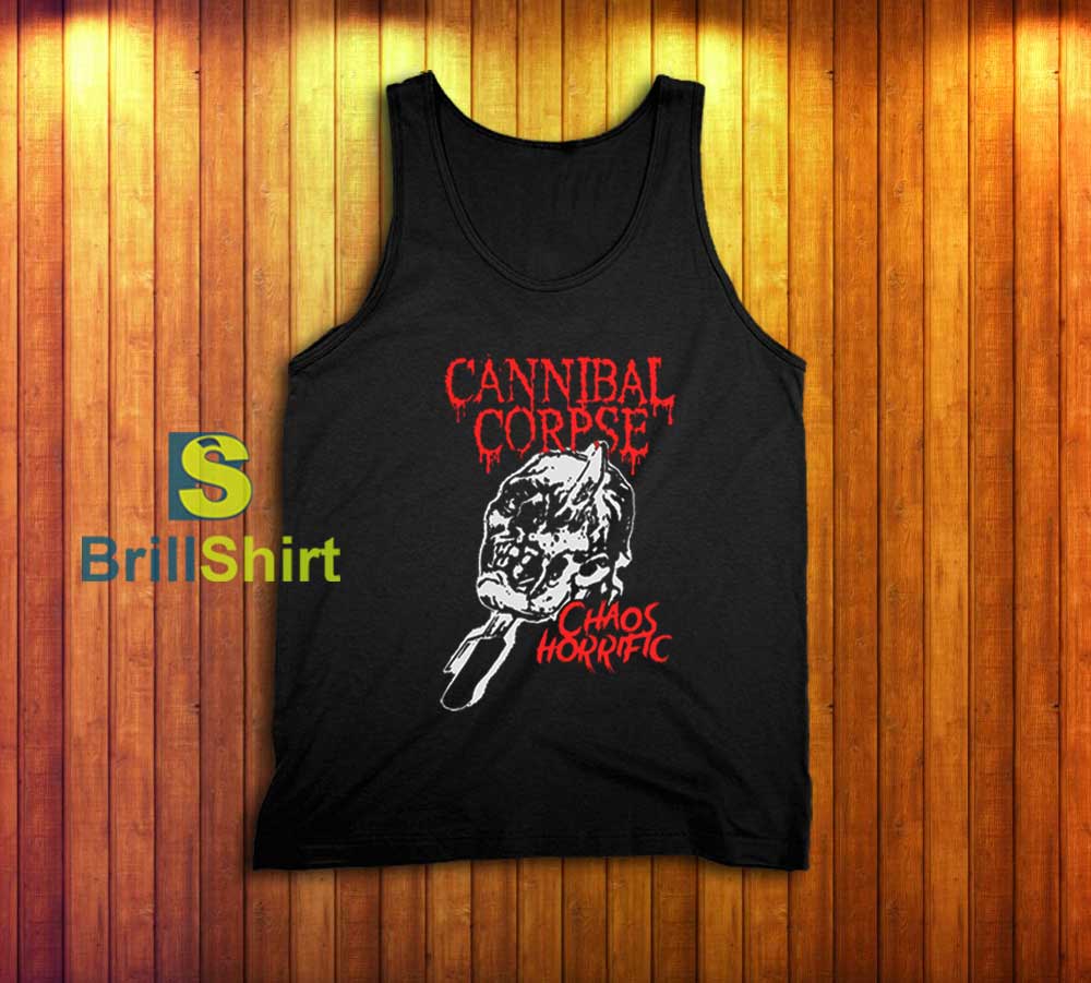 Cannibal Corpse Ice Pick Skull Tank Top Cannibal Corpse Ice Pick Skull Tank Top