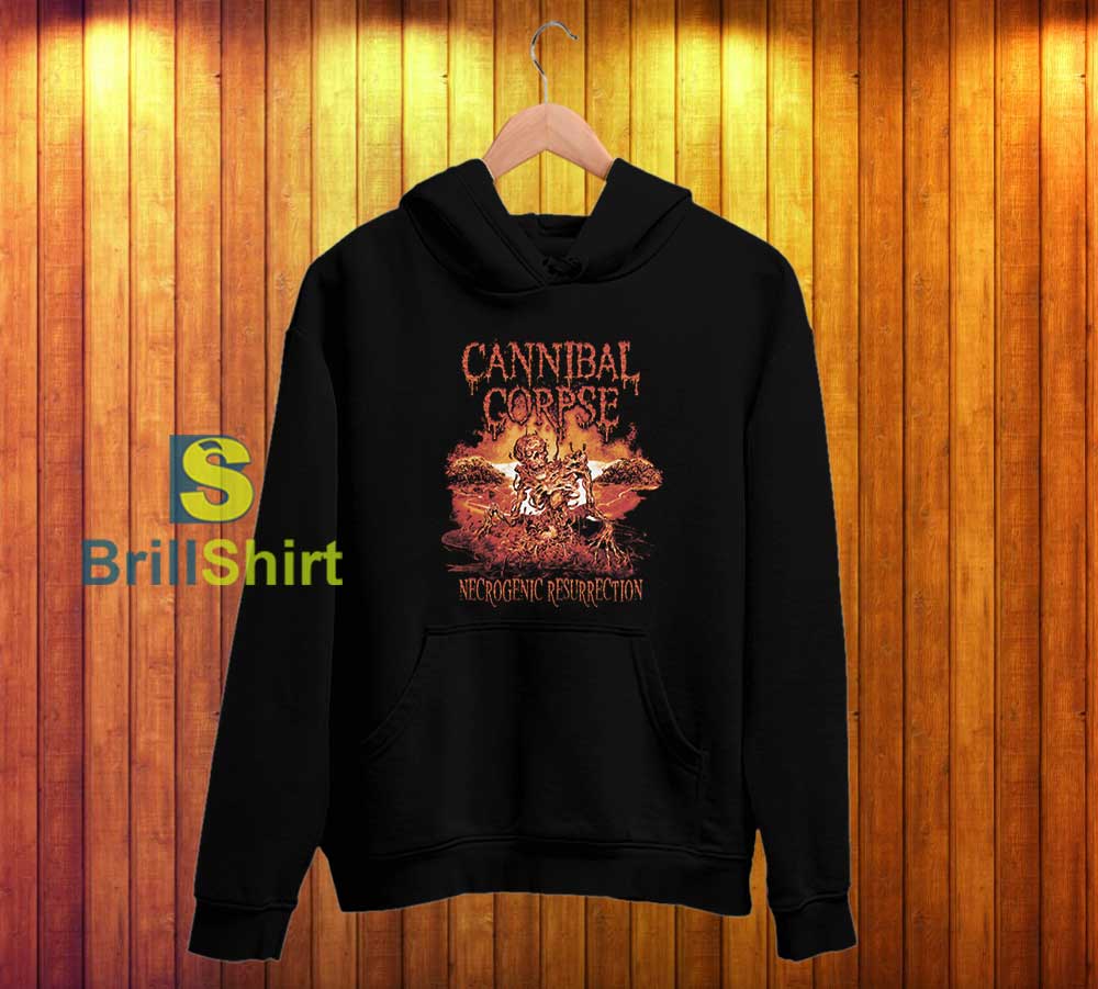 Cannibal Corpse Necrogenic Resurrection Hoodie Cannibal Corpse Necrogenic Resurrection Hoodie