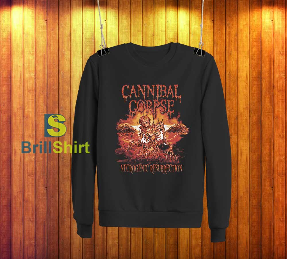 Cannibal Corpse Necrogenic Resurrection Sweatshirt Cannibal Corpse Necrogenic Resurrection Sweatshirt