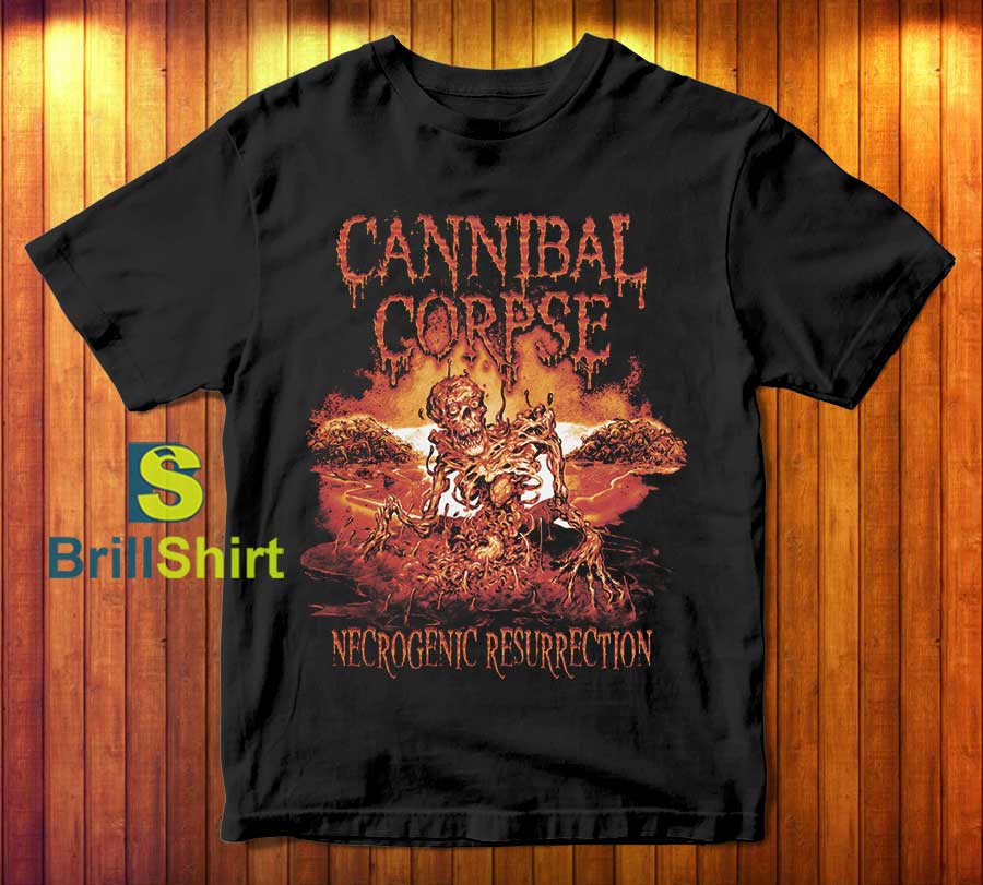 Cannibal Corpse Necrogenic Resurrection T-Shirt Cannibal Corpse Necrogenic Resurrection T-Shirt
