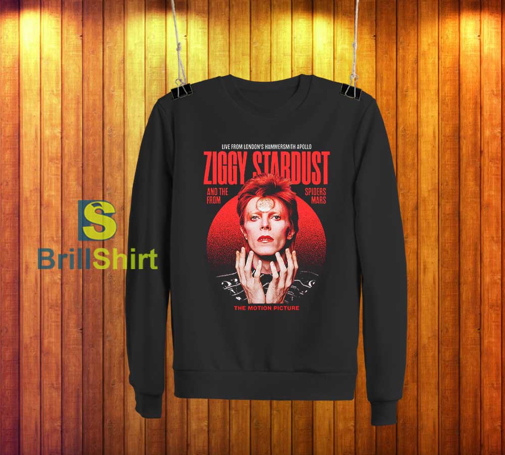 David Bowie Ziggy Motion Picture Sweatshirt David Bowie Ziggy Motion Picture Sweatshirt