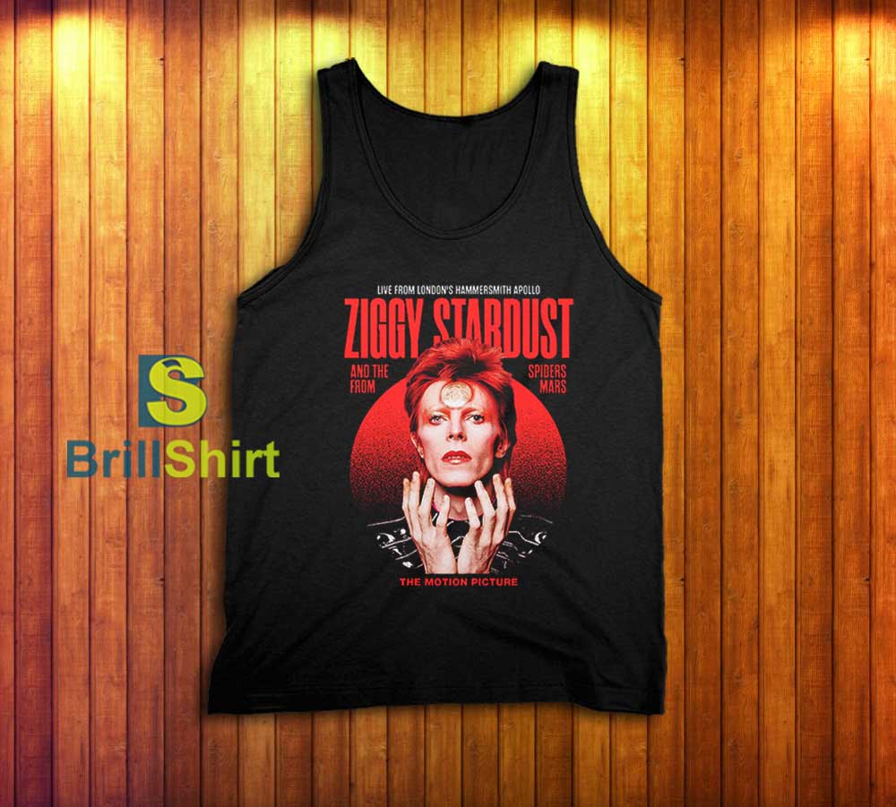 David Bowie Ziggy Motion Picture Tank Top David Bowie Ziggy Motion Picture Tank Top