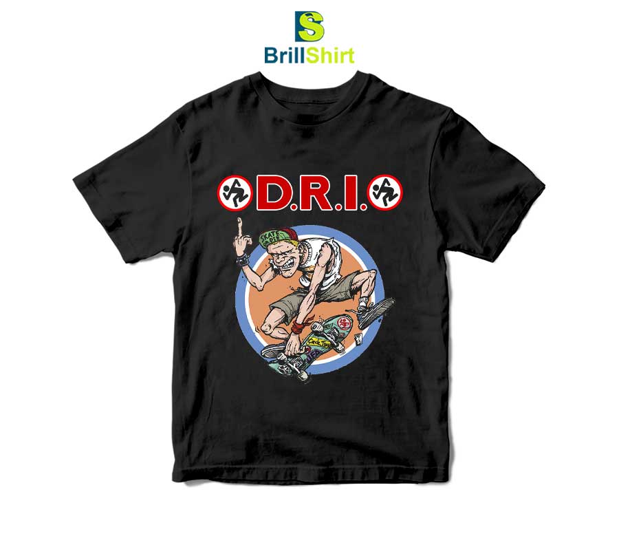 Dirty Rotten Imbeciles D.R.I Skate or Die T-Shirt Dirty Rotten Imbeciles D.R.I Skate or Die T-Shirt