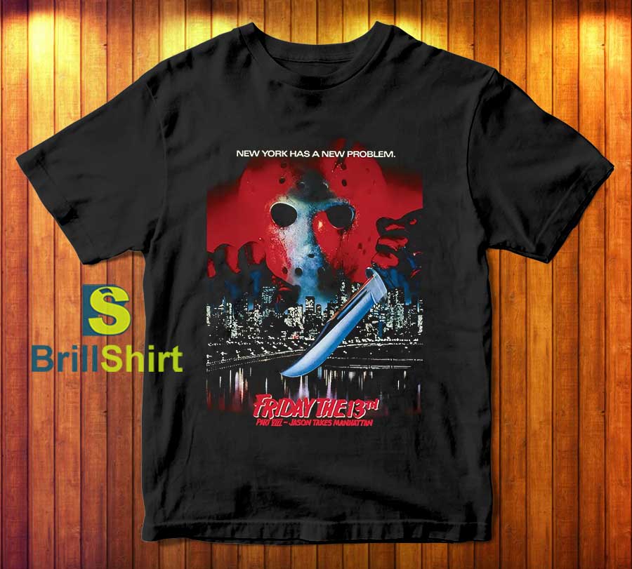 Friday The 13th Part VIII Poster T-Shirt Friday The 13th Part VIII Poster T-Shirt