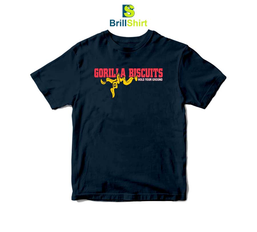 Gorilla Biscuits Hold Your Ground T-Shirt Gorilla Biscuits Hold Your Ground T-Shirt