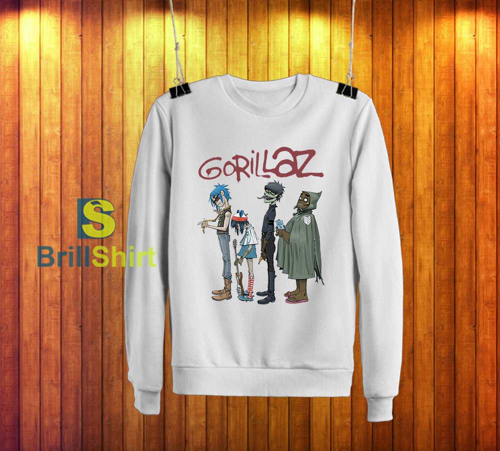 Gorillaz Plastic Beach Sweatshirt Gorillaz Plastic Beach Sweatshirt